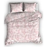 Satin d'Or - Vector - Dekbedovertrek - Roze - Satijn - Inclusief Kussenslopen