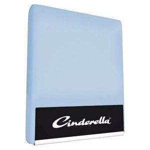 Cinderella - Hoeslaken tot 25 cm matrashoogte - Jersey - 160x210/220 - Lichtblauw
