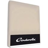 Cinderella - Hoeslaken (tot 25 cm) - Jersey - 120x200 cm - Taupe