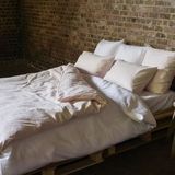 Hoeslakens - Katoen - Wit