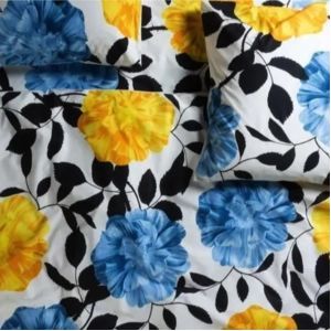 Dekbedovertrek Essenza & Co Bloom With A View Bright White Percal-240 x 200 / 220 cm | Lits-Jumeaux