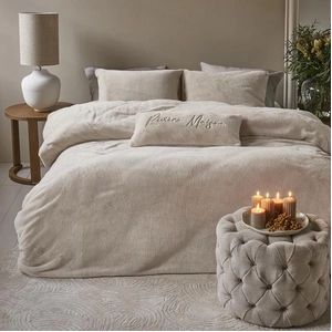 Rivièra Maison - Dekbedovertrek Tendre - Zand - 260x200/220