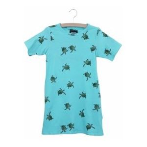 T-shirt Dress SNURK Kids Sea Turtles Blue-Maat 104