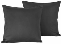 De Witte Lietaer - Olivia - Sierkussenhoes - Ebony - 40 x 40 cm - Set van 2