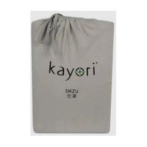 Split Topper Hoeslaken Kayori Shizu Taupe (Jersey)-2-persoons (140/160 x 200/210/220 cm)