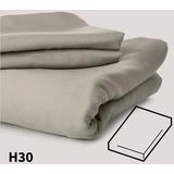 Hoeslakens - Wit - Katoen - Geschikt voor 1-persoonsbed