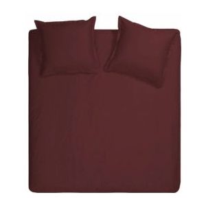 Dekbedovertrek Cinderella Sundays Bordeaux Satijn-200 x 200 / 220 cm | 2-Persoons