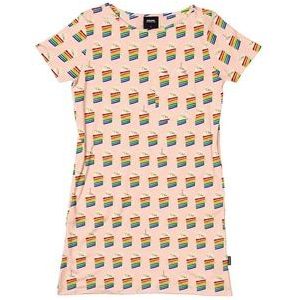 T-Shirt Dress SNURK Women Rainbow Cake-XS