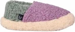 Pantoffel Rue De Wool Unisex The Nordic V2 Desert Brown Lavender Lilac Sea Green-Schoenmaat 36 - 37