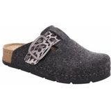 Rohde - Soave - Pantoffels - Antraciet - Dierenprint - Gespsluiting