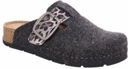 Rohde - Soave - Pantoffels - Antraciet - Dierenprint - Gespsluiting