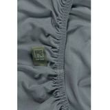 Beddinghouse Dutch Design Jersey Stretch Split-topper Hoeslaken Blauwgrijs-Lits-jumeaux (180x200/220 cm)
