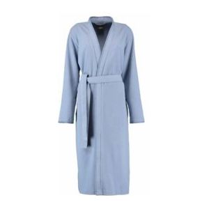 CAWÖ - 812 - Badjas - Blauw - 100% Katoen - Piquékwaliteit