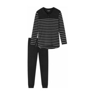 Pyjama Schiesser Women 161069 Nightwear Black-Maat 38