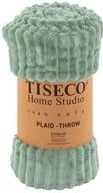 Tiseco Home Studio - Ribble - Plaid - Groen - 130 x 160 cm
