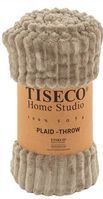 Tiseco Home Studio - Ribble - Plaid - Taupe - 130 x 160 cm