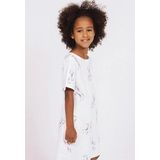 Snurk - T-Shirt Dress - Unicorn - Roze - Organisch Katoen