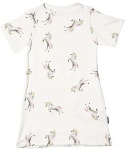 Snurk - T-Shirt Dress - Unicorn - Roze - Organisch Katoen