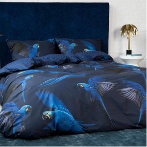 Dekbedovertrek Snurk Blue Parrot Percal-240 x 200 / 220 cm | Lits-Jumeaux