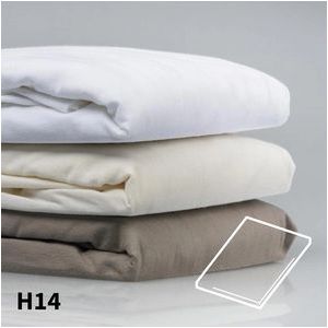 Dommelin - Hoeslaken - Wit - Flanel - 100 x 200 cm - Hoekhoogte 10-14 cm