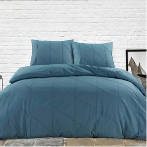 Dekbedovertrek - Blauw - Katoen