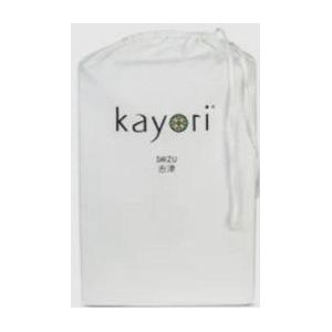 Split Topper Hoeslaken Kayori Shizu Zilvergrijs (Percal)-160 x 210 cm