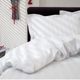 Damai Linea - Dekbedovertrek - Tweepersoons - 200 x 200/220 cm - Wit
