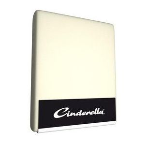 Cinderella Hoeslaken - Geschikt voor Boxspring - Jersey - 80/90x220 of 100x200 cm - tot 25 cm  - Ivoor