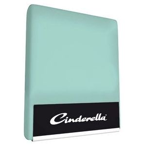 Cinderella - Weekend - Hoeslaken - 100% Katoen - Tot 25 cm matrashoogte - 180x220 cm - Mineraal Groen