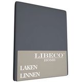 Laken Libeco Riggs Navy Linnen-270 x 320 cm (Lits-jumeaux)