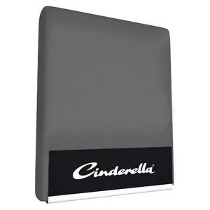 Hoeslaken Cinderella Anthracite (Double Jersey)-160 x 210/220 cm