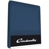 Cinderella - Weekend - Hoeslaken - 100% Katoen - Tot 25 cm matrashoogte - 160x200 cm - Blauw