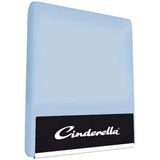 Cinderella - Hoeslaken tot 25 cm matrashoogte - Jersey - 180x200 cm/210 cm - Lichtblauw