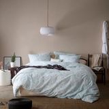 Moodit Dekbedovertrek Odil Blanche - Lits Jumeaux - 240 x 220 cm - Katoen