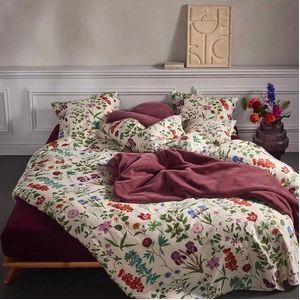 Dekbedovertrek Essenza Marigold Vanilla Satijn-140 x 200 / 220 cm | 1-Persoons