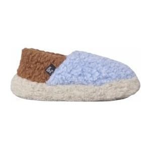 Pantoffel Rue De Wool Unisex The Nordic V2 Foggy Grey Sky Blue Caramel-Schoenmaat 36 - 37