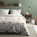 Dekbedovertrek - Wit - Katoen - Eenpersoons