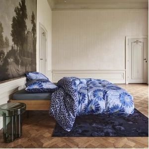 Dekbedovertrek Essenza Yule Chambray Blue Satijn-200 x 200 / 220 cm | 2-Persoons