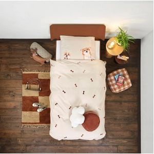 Snurk - Corgi Friends - Dekbedovertrek - Katoen-Percal - 1-Persoons