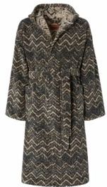 Badjas Missoni Unisex Azul Hooded Brown Multicolor-L