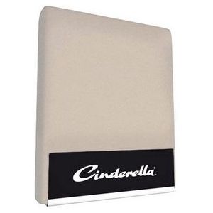 Cinderella Single-split topper hoeslaken – Badstof – tot 15 cm – 180x200/210 – Taupe