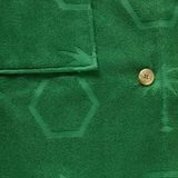 OAS - The Emerald - Badjas - Groen - 100% Katoen - Jacquard Geweven