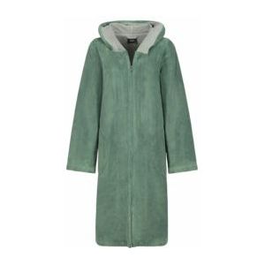 Cawö - Home Badjas - Fjord - Katoen - Capuchon met Ritssluiting