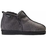 Shepherd of Sweden - Annie - Pantoffel - Matt Black - Suède met Schapenvacht