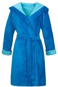 Esprit - Cosy - Badjas - Turquoise - Hoogwaardig Velours - Strikceintuur