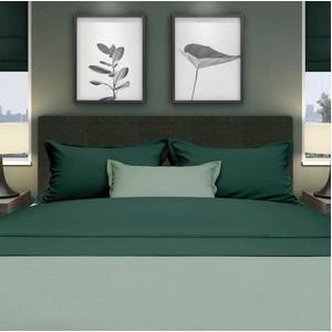 Lakenset Cascina Colorini Park Lane Forest Green-180 x 290 cm (1-persoons)
