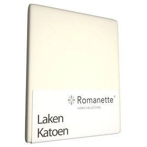 Laken Romanette Ivoor (Katoen)-150 x 250 cm (1-persoons)