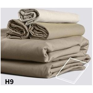 Topper Hoeslaken Dommelin 5-9 cm Camel (Satijn 300TC)-90 x 220 cm