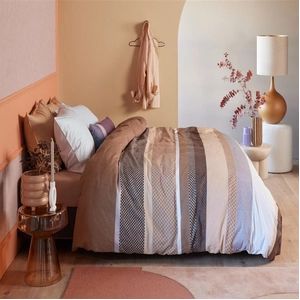 Dekbedovertrek Beddinghouse Hylke Mauve Katoen-140 x 200 / 220 cm | 1-Persoons