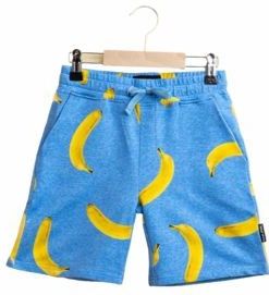 SNURK - Banana - Shorts - Blauw - Biologisch Katoen